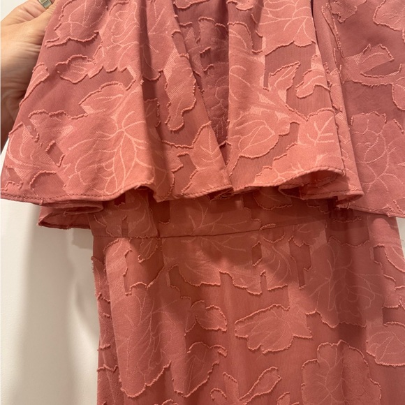 Lulu's Pink dress, strapless, wedding guest - Picture 4 of 5